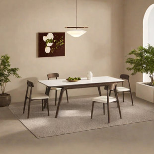 Ensemble de table de salle à manger en frêne
