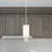 Claudelle 1 - Light Brushed Nickel Single Pendant