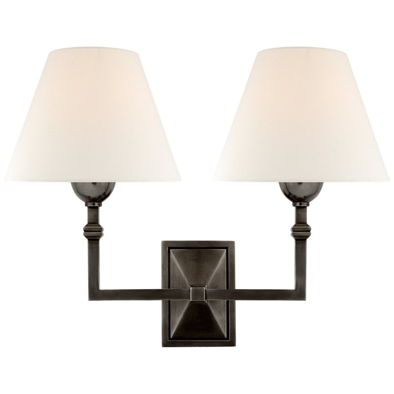 Jane 2 - Light Armed Sconce, Gun Metal