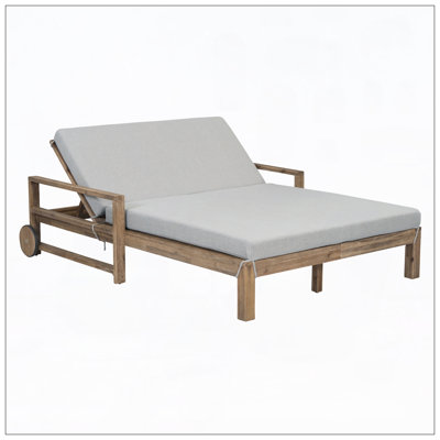Deland 56.7'' Wide Modern  Patio  Sofa Couch, Garden Sofa, Outdoor Sofa