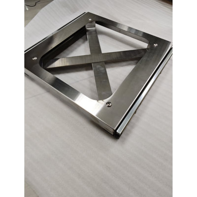 Stainless Steel Gas Cylinder Pallet 6B01 4B03, 304# Material, Soft Close Pull Out Drawer, Fixed At Cabinet Base, Suitable For Sk - 4B03 6B04, Silver, 14.05 Inches Deep, Wide, 1.99 High, 4.05 Pounds