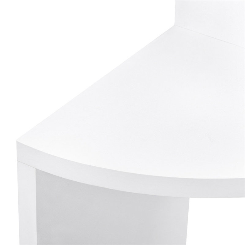 Durdham Park 2 Piece Corner Shelf, White