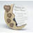 Moon With Words On Hearts And Text Message- Believe In Your Heart Plaque