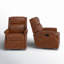 Fauteuil inclinable berçant manuel pivotant de 29,6 po Manning-25442475