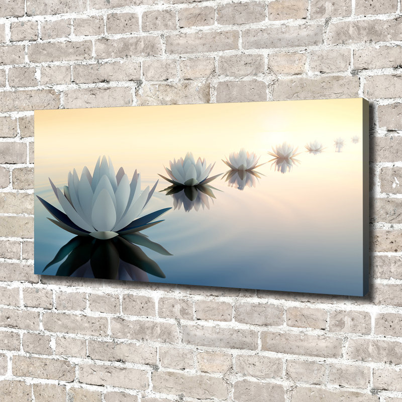 Lotus Flowers - Wrapped Canvas Print