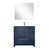 Bleu marine / quartz blanc