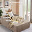 Aucun assemblage requis 3 pièces Canapé modulaire rembourré à compression avec chaise longue Cloud-741343017-741323358