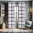 Plaid Semi-Sheer Rod Pocket Curtain Panels-45236418