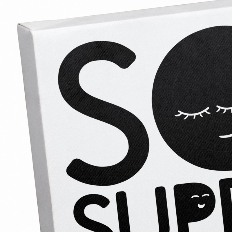 « so super jolie », art sur toile Mak, Toile tendue, H 10 po x l 8 po x P 1,25 po
