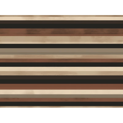 Horizontal Stripes Machine Printed Comforter
