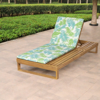 Méridiennes de patio réglables, bois d'acacia teck, bord de piscine moderne