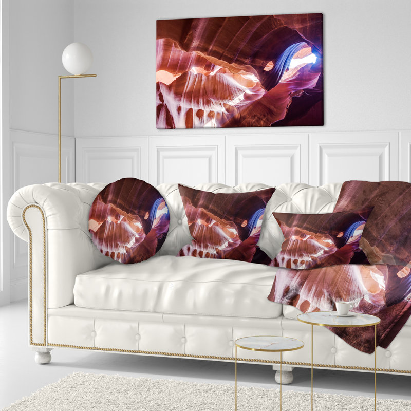 Coussin Designart «Blue Light in Antelope Canyon» Designart