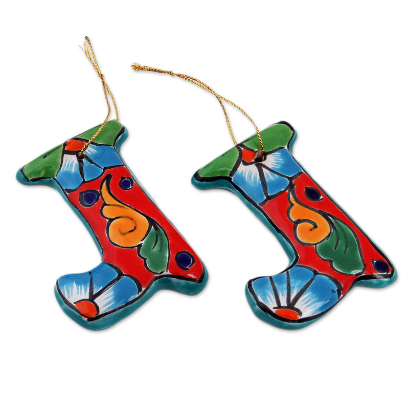 Figurine suspendue bas de Noël