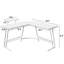 L-Shaped Metal Base Computer Desk