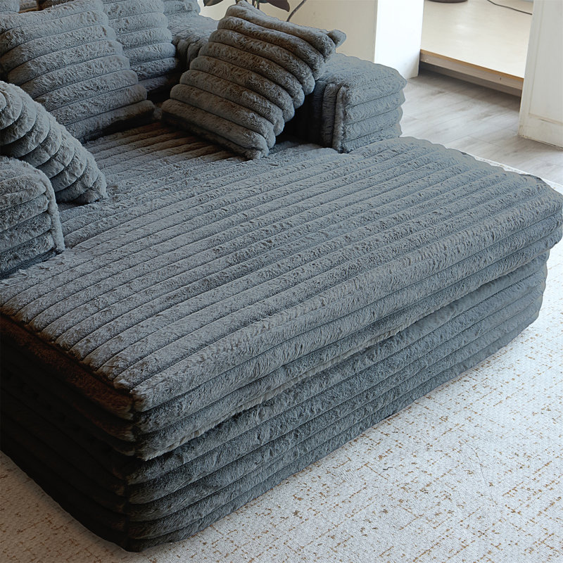 Chaise longue d'intérieur, Gris foncé