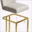 Ensemble de 2 chaises de bar modernes avec un design créatif et confortable, idéal pour les bars, les restaurants et les comptoirs de cuisine-37354689