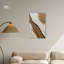 «Light Sand Waves», toile abstraite géométrique par Art Remedy-105531470-105531473