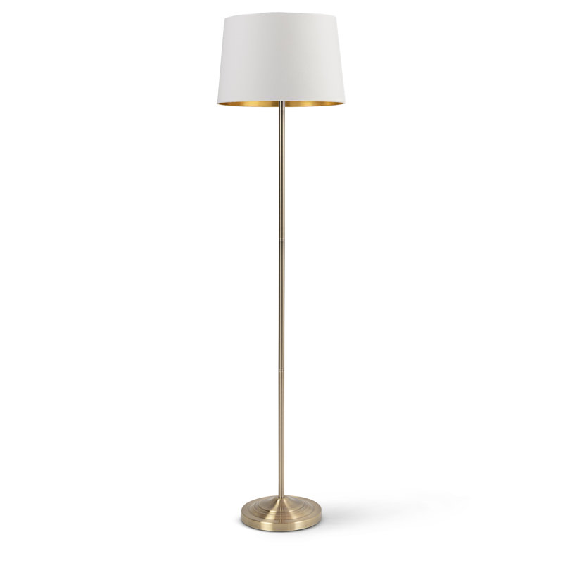 Elwaine 150cm Antique Brass Metal Floor Lamp