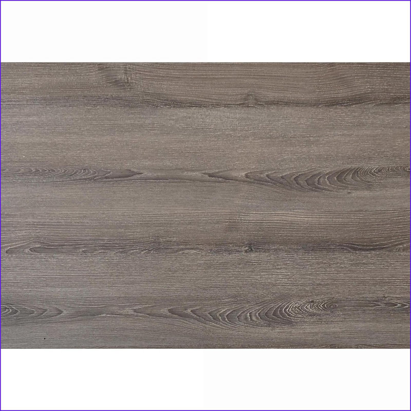 Table basse en stratifié brun avec plateau spacieux et peu encombrant Tiroir - Pieds chromés pour le salon / la chambre à coucher