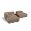 Betsayda 2 Seater Corduroy Corner Sofa -582317636