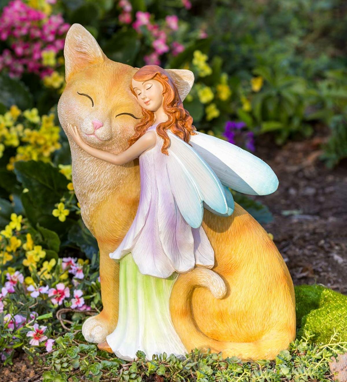 Wind & Weather Cat Fantasy & Sci-Fi Weather Resistant Plastic Garden Statue  & Reviews
