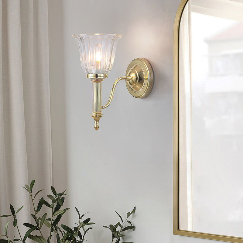 Thompsonville Wallchiere, Polished Brass