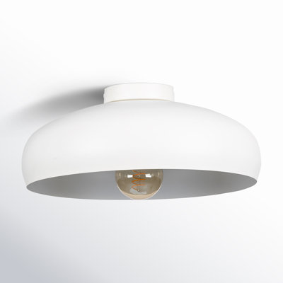 Gavina Single Light Metal Semi Flush Mount