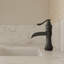 Déluge cascade noir mat, poignée simple avec drain et plaque de pont-107663633