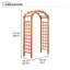 125.4cm W x 59.6cm D Solid Wood Arbour-115697704