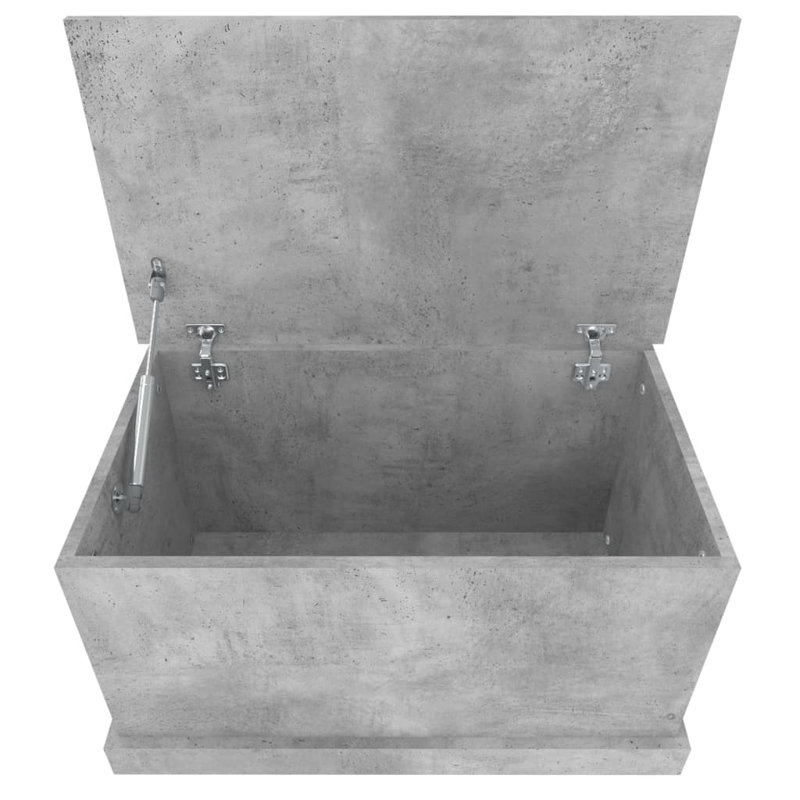 17 Stories Lesamuel 70 cm W Deck Box in Black, Light Grey