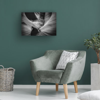 Art mural sur toile tendue - «Twist and Turns II» de Jon Evan pour décoration de salon, de chambre à coucher ou de bureau - 12 x 19