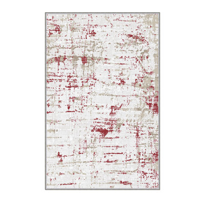 Antibacterial Hall Carpet, 3D Digital Printed, 3.3 x 4.9 ft | 100% Polyester, 0.3 in Pile Height, Non-Slip Underside, Machine Washable, Durable & Easy Care | Perfect for Living Room, Entryway & Home Décor
