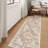 Large Floral Thick Border Washable Area Rug - Soft Cashmere Carpet for Living Room, Bedroom, or Office-1685286167