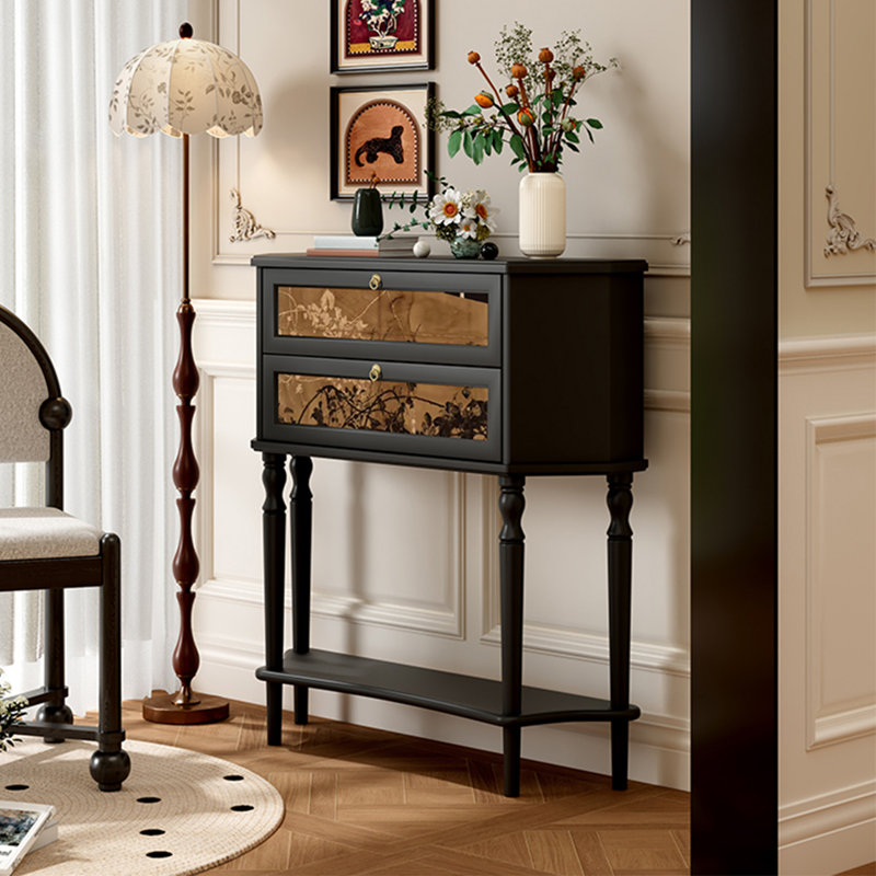 Retro Multifunctional Console Table