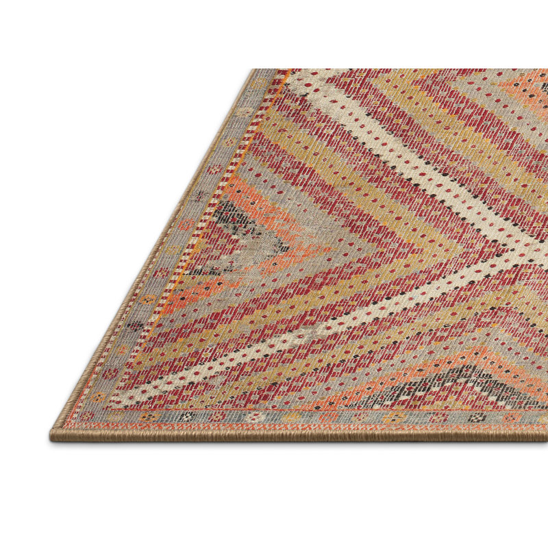 Theophania Southwestern Indoor Rug, Rectangle 7' x 9'