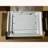 Modern White Nightstand with Single Drawer