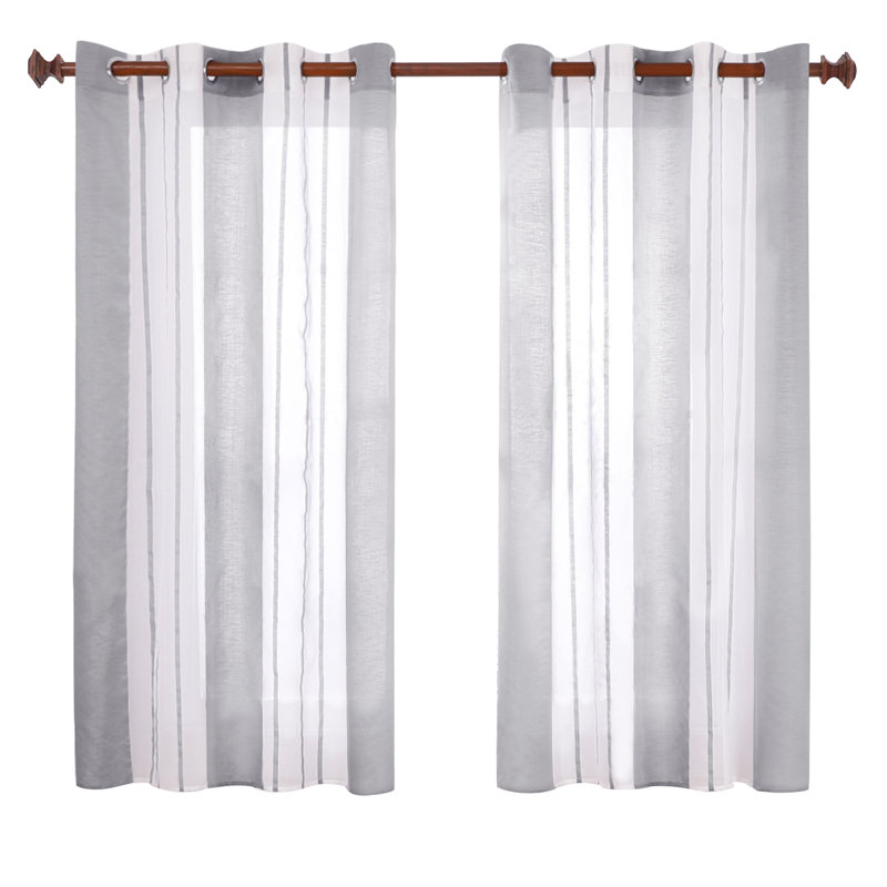 Dearious Pair, Width 140 x Drop 138 cm, Dark Grey