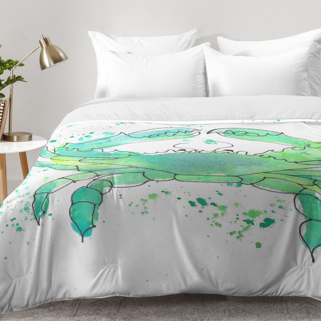 Laura Trevey Coastal Polyester Comforter, King Comforter + 2 King Shams