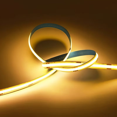 4M (13ft) 5V bande de lumière DEL 2835 60LED / m, bande de lumière blanche chaude et flexible avec interrupteur à capteur manuel pour éclairage ambiant