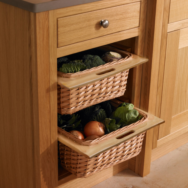 Caddo Wood Under Shelf Basket