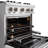 ZLINE 30 in. 4.2 cu. ft. Classic Gas Range with 4 Burner Cooktop and Convection Gas Oven in Stainless Steel with Door-105283482
