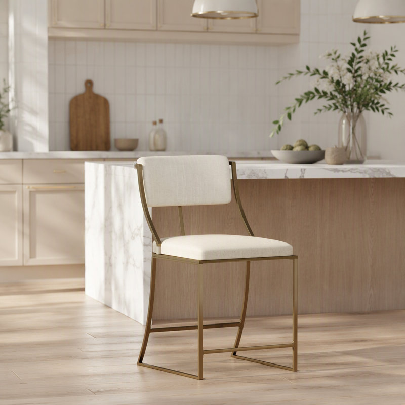 Chaise de bar 25 po beige