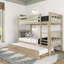 Brubaker Kids Twin Over Twin Bunk Bed with Trundle-141383854