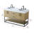 54 inch Double Bathroom Vanity-106035609