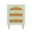 Table d'appoint en rotin, petite armoire de rangement, table de chevet