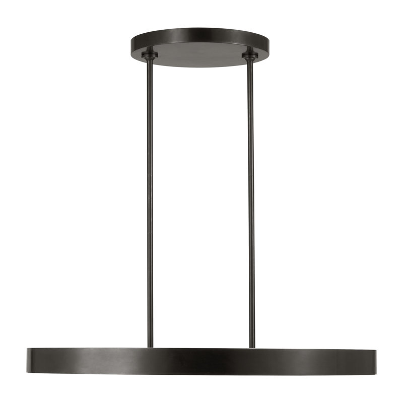 Wyllis LED Chandelier, Bronze, 2.5" H x 36" W x 36" D