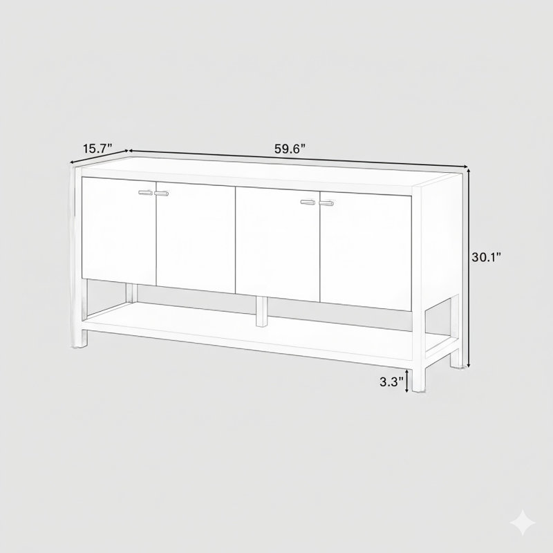 Console d'entrée pratique offrant un rangement généreux, idéal pour le bureau, l'entrée et le salon