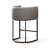 Upholstered Counter Stool with Metal Frame-55525027
