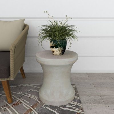 Hisle Ceramic Accent Stool