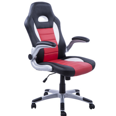 Siège en cuir PU et chaise de jeu de course